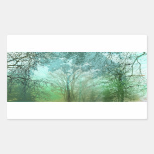 HYDE PARK FOG in ELEGANT EMERALD GREENS Sticker