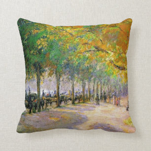 Hyde Park, London artwork Throw Pillow