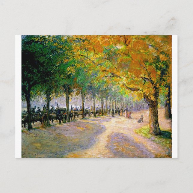 Hyde Park, London by Camille Pissarro Postcard (Front)