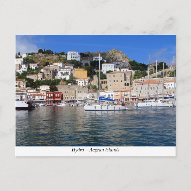 Hydra – Aegean islands Postcard (Front)