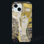 Hydra (aka Water Serpents I) by Gustav Klimt iPhone 15 Case<br><div class="desc">Hydra (aka Water Serpents I) (1904-1906) by Gustav Klimt is a vintage Victorian Era Symbolism fine art portrait painting. The Hydra features two women embracing one another as their bodies blend to form a mermaid. The two women have flowing golden hair as they are intertwined. Gold swirls resemble fish scales...</div>