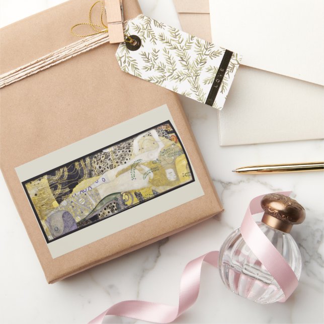 Hydra (aka Water Serpents I) by Gustav Klimt Sticker (Gifting)