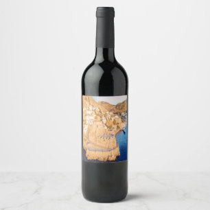 HYDRA - Castle of Kavos - harbour Wine Label