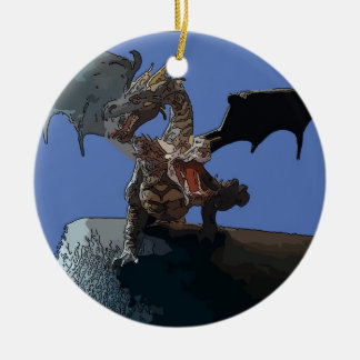 Hydra Dragon Ceramic Ornament