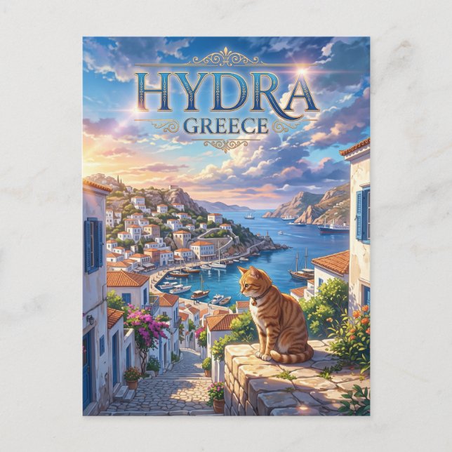 Hydra Greece Postcard (Front)