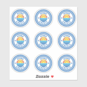 Hydra Island, Greece Multiple Pack Sticker