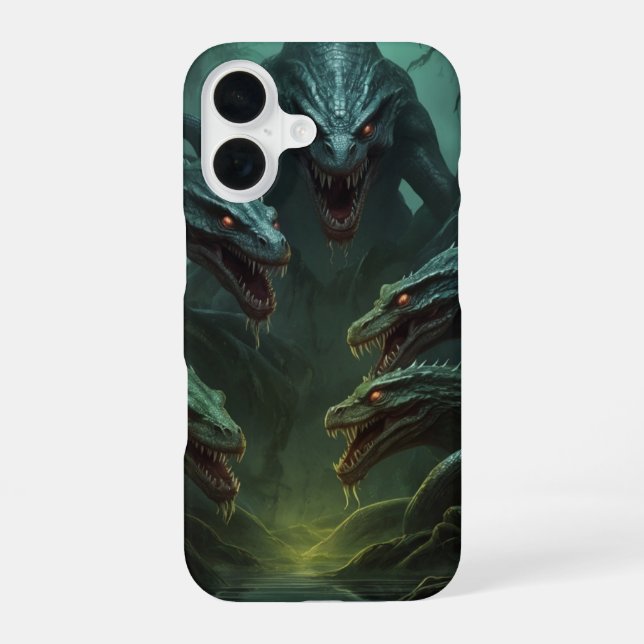 Hydra Serpent iPhone 16 Case (Back)