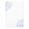 Hydrangea Art White Wedding Program Paper