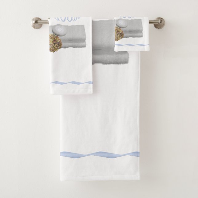 Hydrangea Bathroom Towel Collection (Insitu)