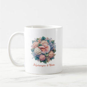 Hydrangea & Bettafish Mug