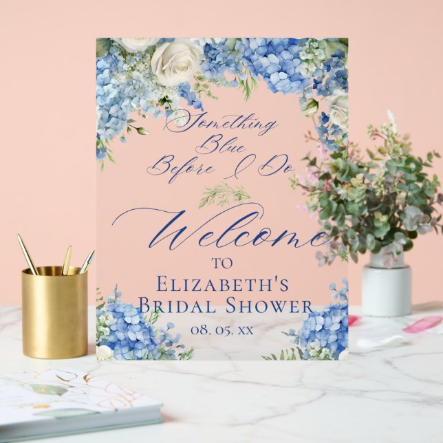 Hydrangea Bleu Bonjour Enterrement de Vie de Jeune (Mariage)