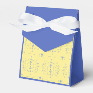 Hydrangea Block Baby Shower Favor Box