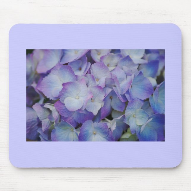 Hydrangea Blooms Mouse Pad (Front)