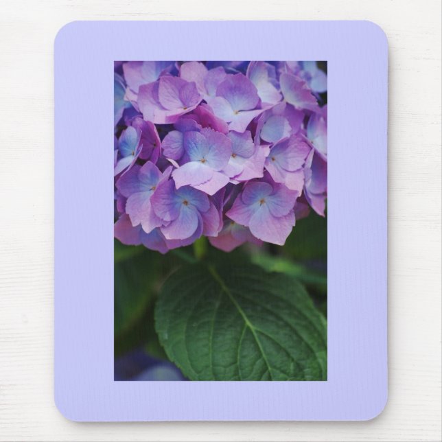 Hydrangea Blooms Mousepad (Front)