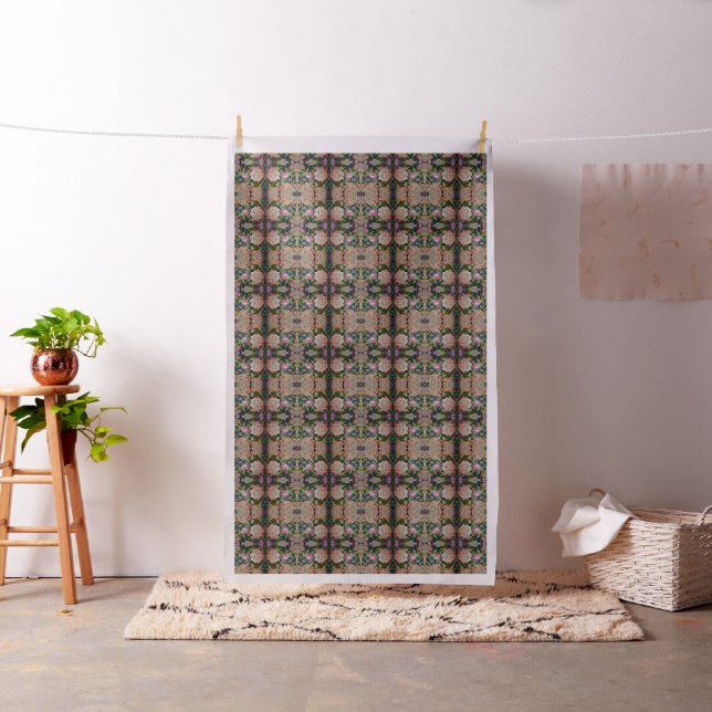 Hydrangea Blossom Decorative Floral Art Pink  Fabric (In Situ)