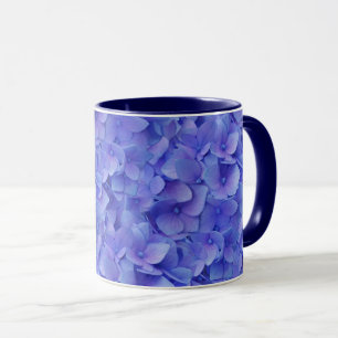 Hydrangea Blue Mug