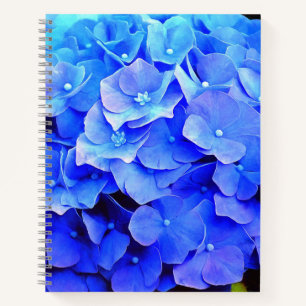 Hydrangea Blues Notebook