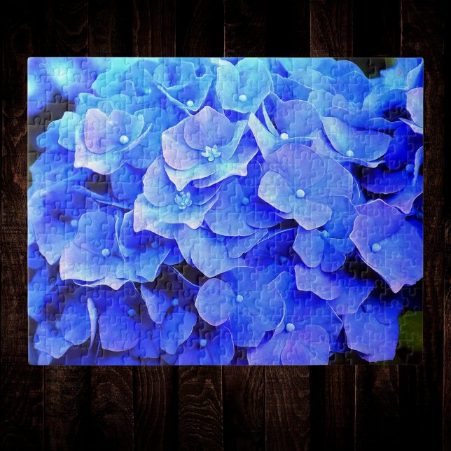 Hydrangea Blues Puzzle (Creator Uploaded)