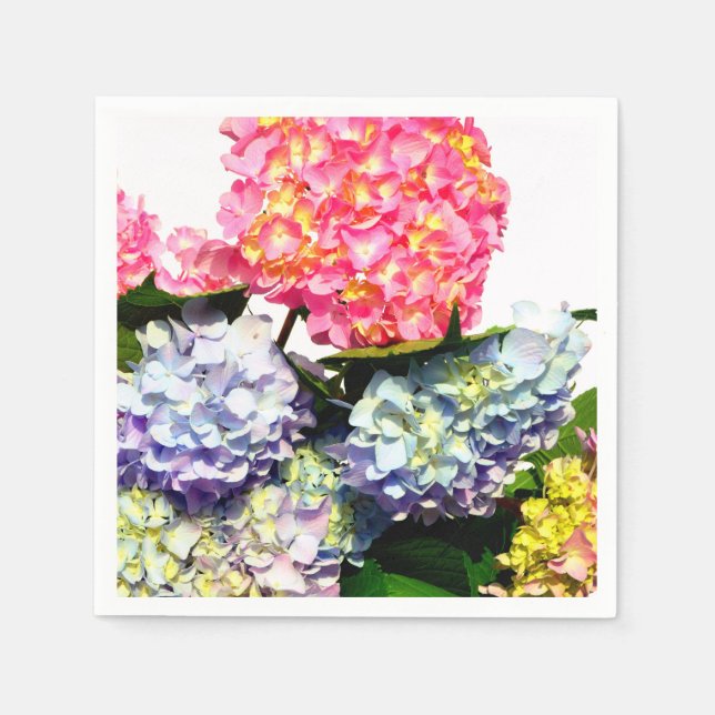 Hydrangea Bouquet Napkin (Front)
