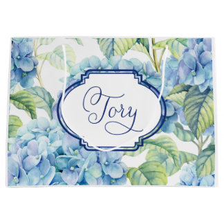 Hydrangea Bridesmaid gift bag for Tory