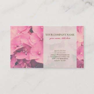Hydrangea Business Card