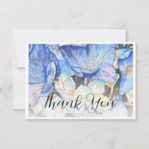 Hydrangea Carte de remerciements