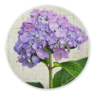 Hydrangea Ceramic Knob