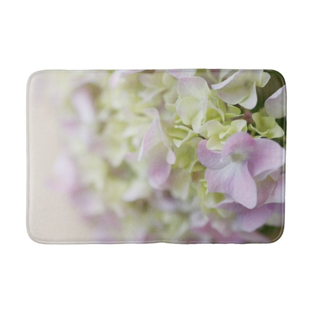 Hydrangea closeup bath mat (Front)