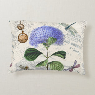 Hydrangea Collage Accent Pillow