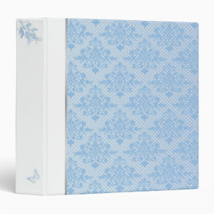 Hydrangea Damask Binder