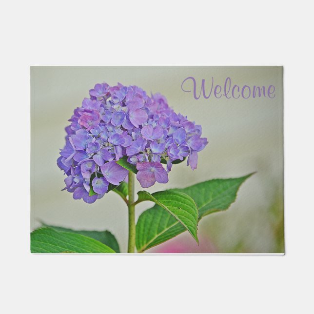 Hydrangea Doormat (Front)