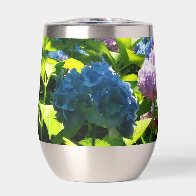 Hydrangea Drink Tumbler (Front)
