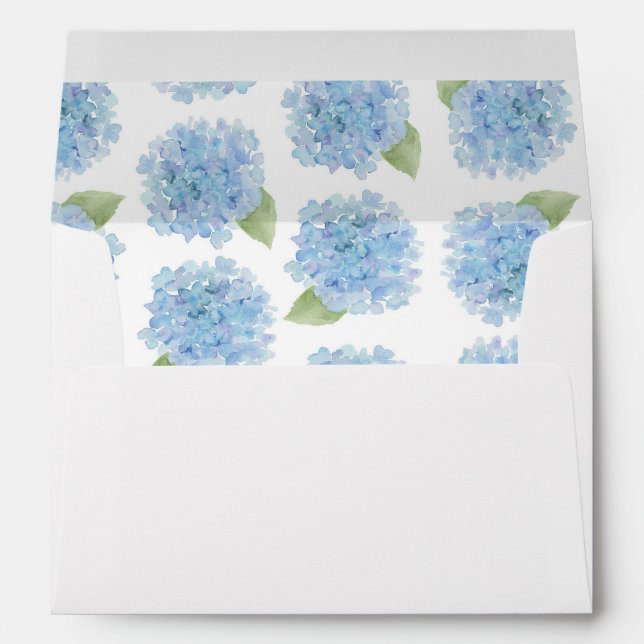 Hydrangea Envelope (Back (Bottom))