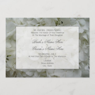 Hydrangea Faire-part de mariage - Des parents de l