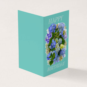 HYDRANGEA FLEURS JOYEUX ANNIVERSAIRE