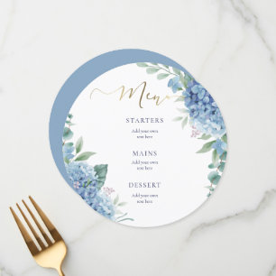 hydrangea fleurs mariage Menu