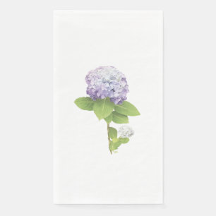 Hydrangea Flower, purple Napkin