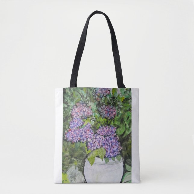Hydrangea Flower Tote Bag (Front)