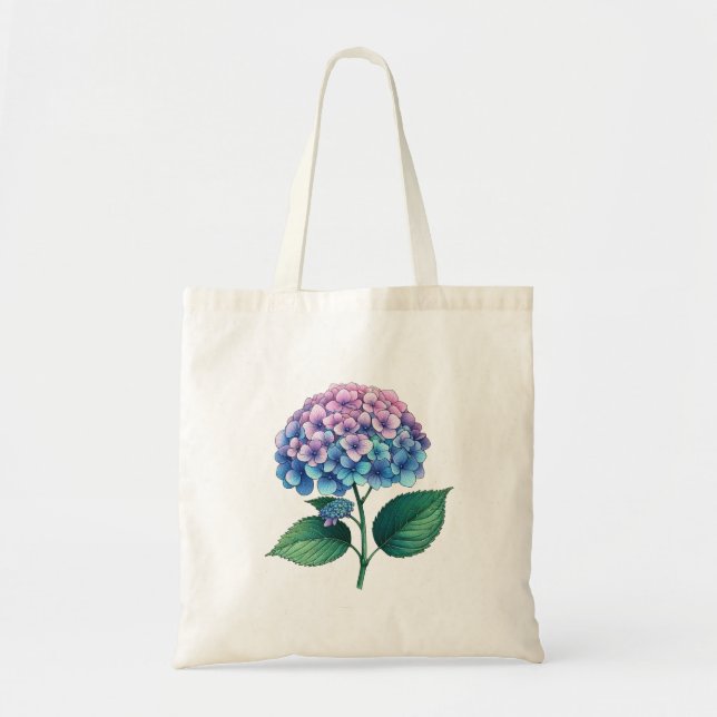 Hydrangea Flower Tote Bag (Front)