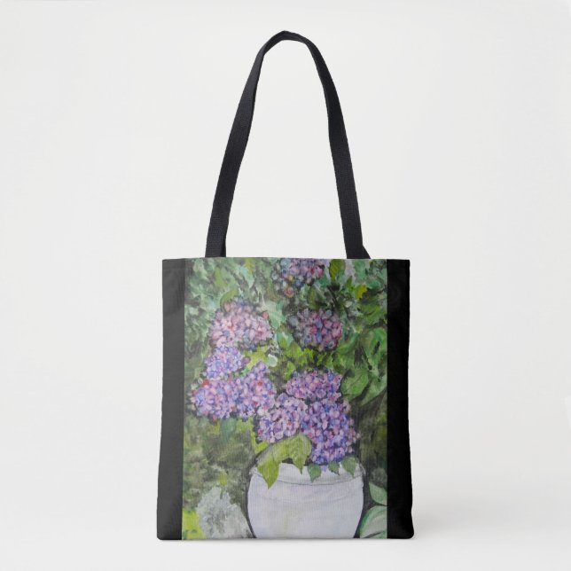 Hydrangea Flower Tote Bag (Front)