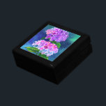 Hydrangea Flowers Gift Box<br><div class="desc">Beautiful Hydrangea Flowers Gift Boxes - MIGNED Art Painting - Customizable</div>
