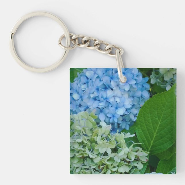 Hydrangea Flowers Keychain (Front)