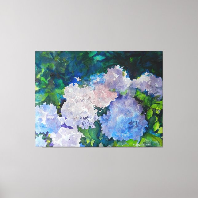 Hydrangea Garden Art Print (Front)