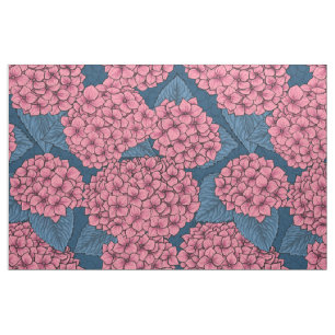 Hydrangea garden fabric