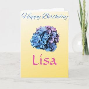 HYDRANGEA HAPPY BIRTHDAY CARD