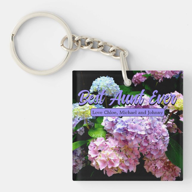 Hydrangea jardin rose bleu pourpre fleuri cadeau d (Devant)