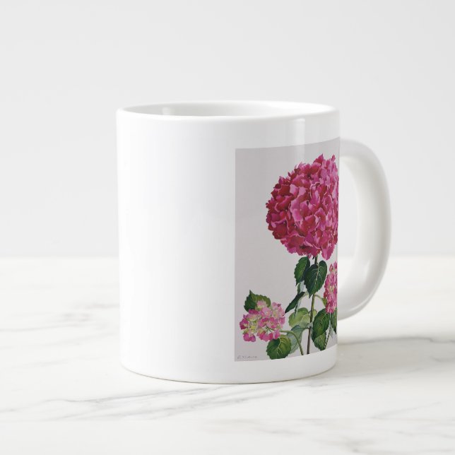 Hydrangea Large Coffee Mug (Front Right)