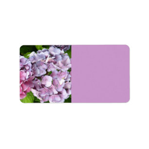 Hydrangea Mailing Labels