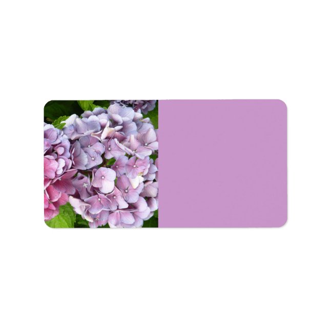 Hydrangea Mailing Labels (Front)