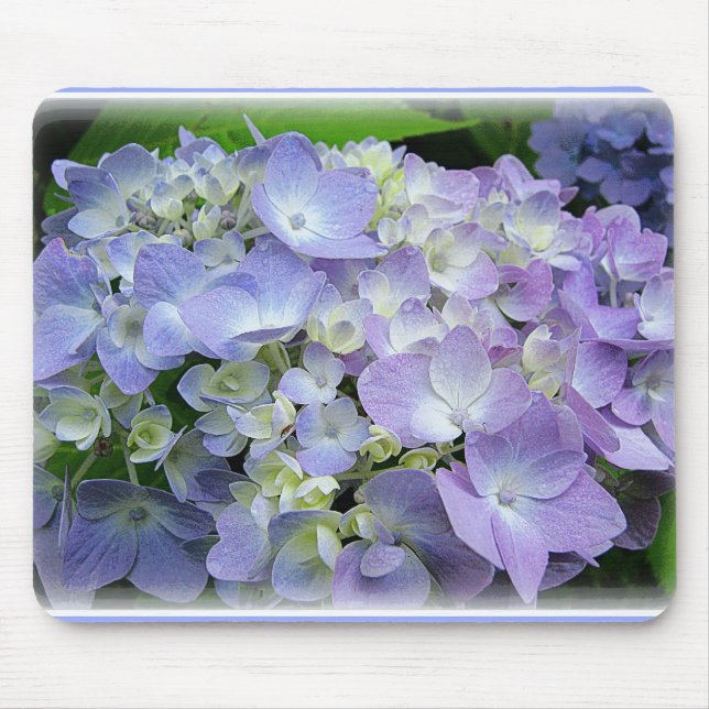 Hydrangea Mouse Pad (Front)